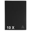 Exacompta Opak - 10 Porte vues - 80 vues - A4 - noir
