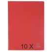 Exacompta Opak - 10 Porte vues - 100 vues - A4 - rouge