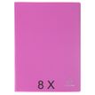 Exacompta Opak - 8 Porte vues - 160 vues - A4 - rose