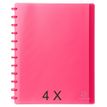 3130632863555-Exacompta - 4 Porte vues à pochettes amovibles - 60 vues - A4 - rouge-P_400011804_2-0