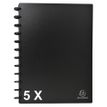 3130632752514-Exacompta - 5 Porte-cartes de visite à anneaux et pochettes détachables A4 - noir-P_400011848_1-0