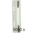 Exacompta - 5000 Fixe-dossiers à lamelle polypropylène - gris