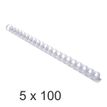 3130632755003-Exacompta - 5 Boîtes de 100 anneaux de reliure en plastique - 16 mm - blanc-P_400011915_1-0