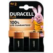 5000394142268-DURACELL 100% Plus - 2 piles alcalines - 9V--0