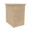 0404000124641-Caisson bout de bureau EXPRIM/LOFTER - L47 x P60 cm - imitation chêne clair--0