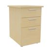 0404000124665-Caisson bout de bureau EXPRIM/LOFTER - L47 x P60 cm - imitation Hêtre--0