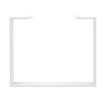 0404000123514-Bureau compact LOFTER - L180 cm - Retour à gauche - Plateau Blanc - pied Blanc - (pied de renfort obligat-P_400012351_3-3
