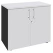 0404000124429-Armoire basse EXPRIM/LOFTER/LEVEL - H72 x L80 x P47 - 2 portes - Corps Anthracite - Dessus-P_400012442_1-0