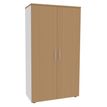 0404000124573-Armoire haute EXPRIM/LOFTER/LEVEL - H180 x L80 x P47 - 2 portes - Corps Blanc perle - Dess-P_400012457_1-0