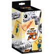 0404000125129-BIC Cristal Spécial 70 ans - 50 Stylos à bille - noir - 1 mm - pointe moyenne - pack col-P_400012512_1-0
