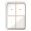 5028252064033-Nobo - Vitrine extérieure - 4 feuilles A4 - Surface magnétique - porte battante - 49,4 x 66,7 x 4,5 c--1