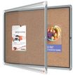 5028252611480-Nobo - Vitrine d'affichage - 8 feuilles A4 - surface liege - porte battante - 92,3 x 66,7 x 4,3 cm--1