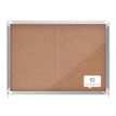 5028252611534-Nobo - Vitrine d'affichage - 8 feuilles A4 - surface liege - porte coulissante - 92,2 x 66,5 x 6,3 cm--3