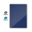 Nobo - Vitrine d'affichage - 9 feuilles A4 - surface en feutre bleu - porte battante - 70,8 x 96,9 x 4,3 cm