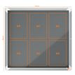 5028252611503-Nobo - Vitrine d'affichage - 6 feuilles A4 - surface en feutre gris - porte battante - 70,8 x 66,7 x 4,--2