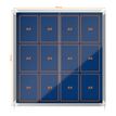 5028252063791-Nobo - Vitrine d'affichage - 12 feuilles A4 - surface en feutre bleu - porte coulissante - 92,2 x 96,7 --2