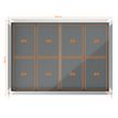 5028252611589-Nobo - Vitrine d'affichage - 8 feuilles A4 - surface en feutre gris - porte coulissante - 92,2 x 66,5 x--2