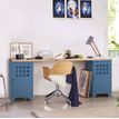 3219090956297-Casier de bureau avec pieds - 74 x 40 x 40 cm - bleu-P_400013268_3-2