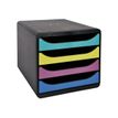 9002493424876-Exacompta BigBox - Module de classement 4 tiroirs - noir/forever young-P_400013555_1-0