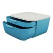4002432124763-Leitz Cosy - Bloc de classement plastique - 2 tiroirs - bleu-P_400014144_4-3