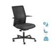 Fauteuil de bureau EQUIS - accoudoirs en option - noir