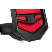 0404000142133-Fauteuil de bureau EQUIS - accoudoirs en option - dossier rouge siège noir-P_400014213_3-2
