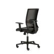 0404000142454-Fauteuil de bureau SIGNO PRO - accoudoirs en option - assise rouge et dossier noir-P_400014245_4-3