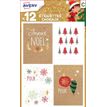 5014702140846-Avery - 12 Étiquettes cadeau kraft/sapins-P_400014280_1-0