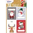 5014702140907-Avery - 12 Étiquettes cadeau - sapins-P_400014281_1-0