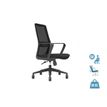 Fauteuil de bureau ZIGY - accoudoirs fixes - noir
