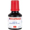 4004764023875-Edding - Recharge d'encre pour Marqueurs Permanents e-T25 Rouge - Flacon 25 ml--0