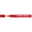 4004764878437-Edding - Marqueur Permanent en Aluminium recyclé e-2000C Rouge - Pointe Ogive 1,5-3 mm--0