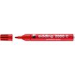4004764878437-edding - Marqueur Permanent en Aluminium recyclé e-2000C Rouge - Pointe Ogive 1,5-3 mm--0