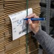 4004764878611-edding - Marqueur Permanent en Aluminium recyclé e-2000C Bleu - Pointe Ogive 1,5-3 mm--4