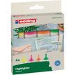4004764917723-edding - Set de 4 Surligneurs en Plastique recyclé e-24 Assortis - Pointe Biseautée 2-5 mm--0
