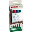 4004764934232-edding - Set de 4 Marqueurs tableaux blancs en Plastique recyclé e-28 - Pointe Ogive 1,5-3 mm--0