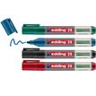 4004764934232-edding - Set de 4 Marqueurs tableaux blancs en Plastique recyclé e-28 - Pointe Ogive 1,5-3 mm--1