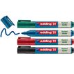 4004764957798-edding - Set de 4 Marqueurs chevalets en Plastique recyclé e-31 - Pointe Ogive 1,5-3mm--1