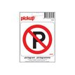 40317540-Pickup - Pictogramme rond - Parking interdit - 100 mm-P_4031754_1-0