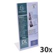 Exacompta Office DL - Kaarthouder - bureaublad - voor 105 x 210 mm - kristal (pak van 30)