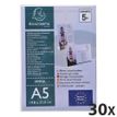Exacompta Office - Kaarthouder - bureaublad - voor A5 - kristal (pak van 30)