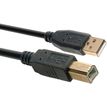 Ma Fabrik - USB-kabel - USB (M) naar USB type B (M) - 3 m - Grade A
