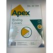 Apex - 100 couvertures à reliure A4 (21 x 29,7 cm) - plastique 180 microns - transparent