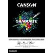Canson Graduate - Bloc dessin - 20 feuilles - A3 - 120 gr - noir
