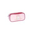 Trousse rectangulaire BELLA SARA Queen - 2 compartiments - rose  - Kid'Abord