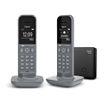 Gigaset CL390 Duo - téléphone sans fil  + combiné supplémentaire - gris