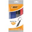 BIC Round Stic - Pack de 10 stylos à bille - couleurs assorties