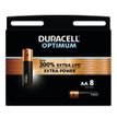 Duracell Optimum batterij - 8 x AA-type - Alkalisch