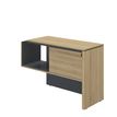 Gautier office Arcade - desk return storage - rechthoekig - bocage oak