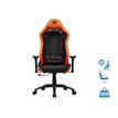 COUGAR EXPLORE - stoel - koolstofvezel, PVC-leer, stalen frame - zwart/oranje